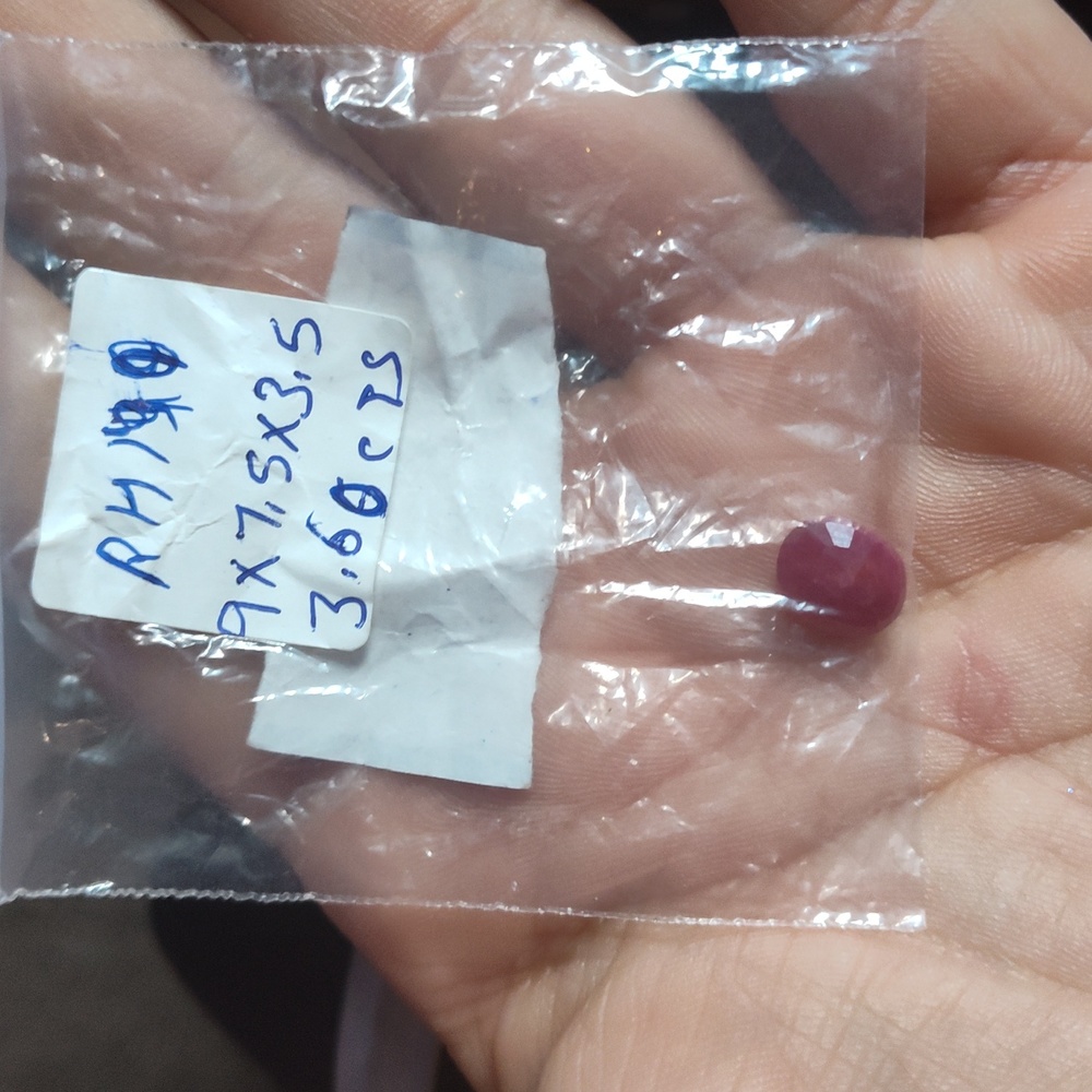 Unheated natural Zambian pigeon blood ruby